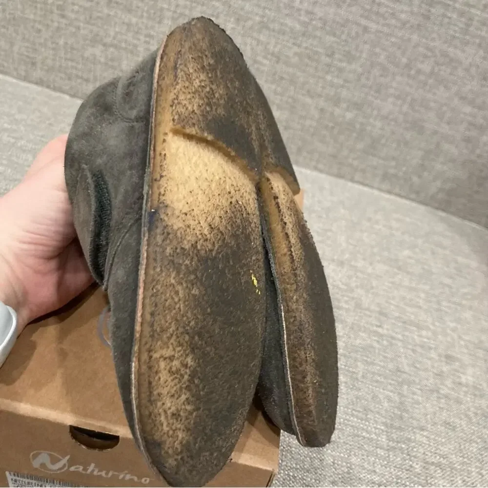 Naturino size 29 (similar to US size 12) suede shoes overall VGUC includes box